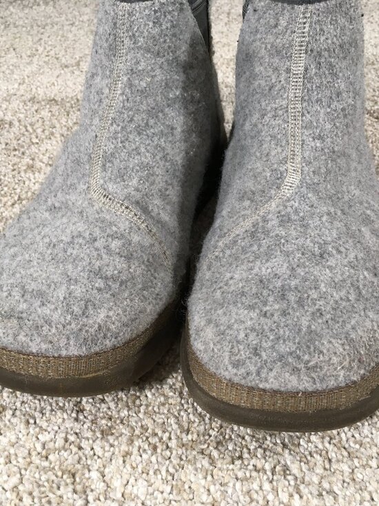 Chaco Revel Chelsea Boots Mens Size 9.5 Gray Felt main image 8